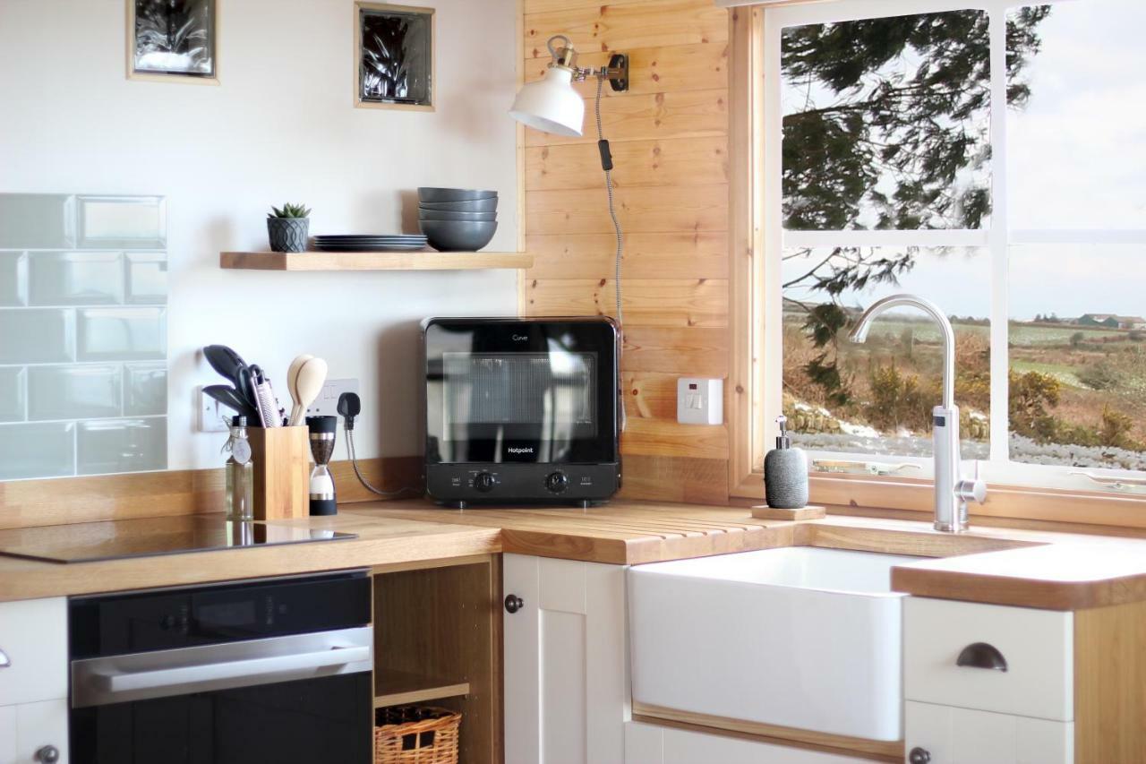 Scandi Cabin On A Hill, With Stunning Panoramic Views Ludgvan Екстериор снимка